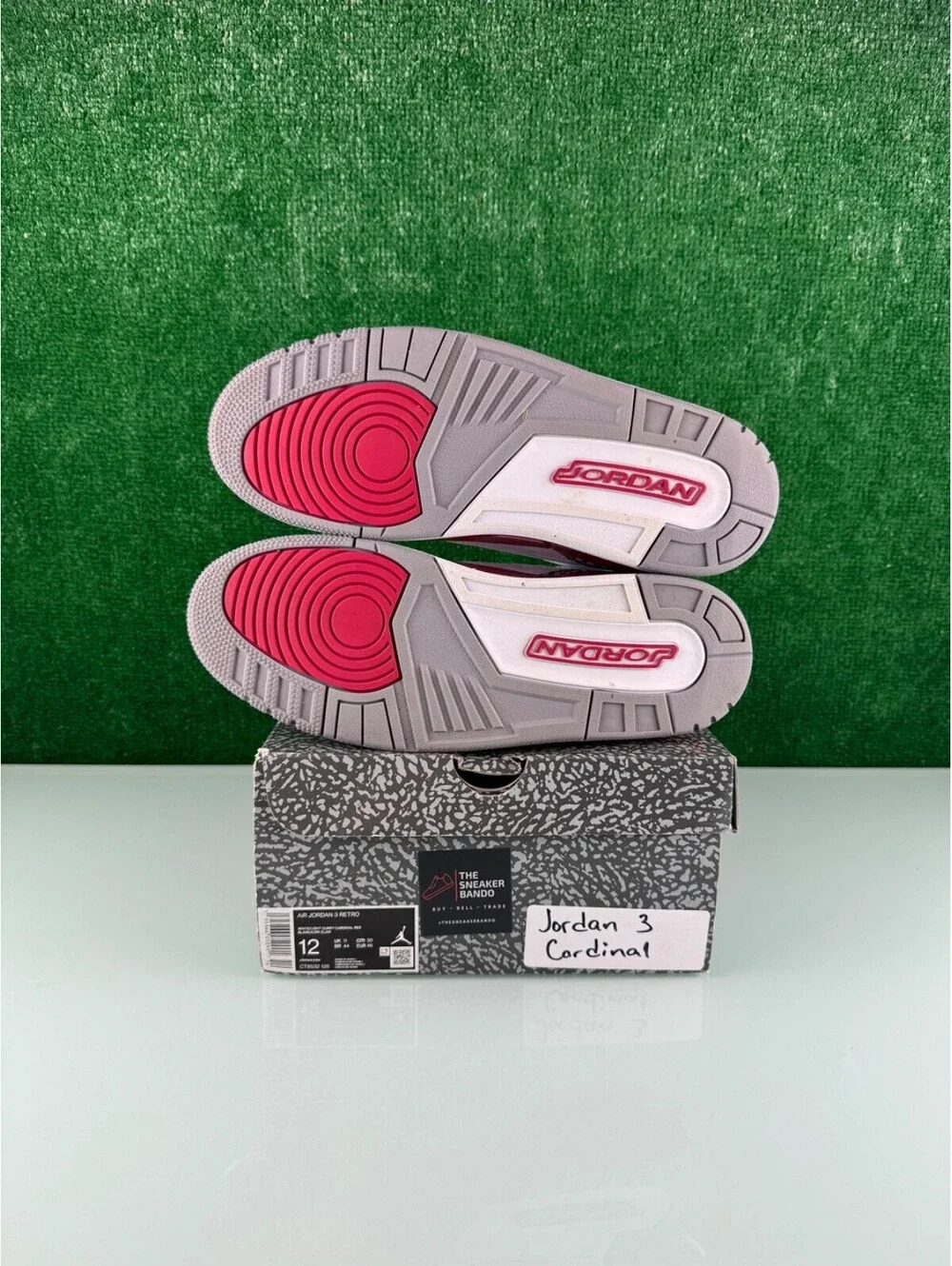 Size 12 - Jordan 3 Retro Mid Cardinal Red CLEAN!